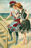 Reading Letter  Nostalgia Cards Poster Print