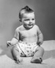 Baby sitting on the bed Poster Print - Item # VARSAL2559121B