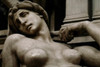 Dawn by Michelangelo Buonarroti  marble  detail  circa 1520-36  1475-1564  Italy  Florence  Medici Chapel Poster Print - Item # VARSAL3815395672