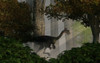 Gigantoraptor in a dense prehistoric forest Poster Print - Item # VARPSTDEK600025P