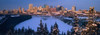 Skyline and the North Saskatchewan Rive  Edmonton  Alberta  Canada Poster Print by Panoramic Images (34 x 12) - Item # PPI158179