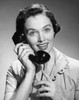 Portrait of a young woman talking on the telephone Poster Print - Item # VARSAL2555821