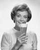 Portrait of young woman drinking beer Poster Print - Item # VARSAL2554231