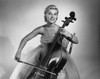 Portrait of a young woman playing the cello Poster Print - Item # VARSAL2553372