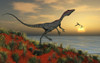 A carnivorous Compsognathus dinosaur from the Jurassic Period Poster Print - Item # VARPSTMAS100611P