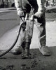 Detail of a worker using a jackhammer Poster Print - Item # VARSAL25519572