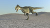 Monolophosaurus running across a barren desert Poster Print - Item # VARPSTKVA600044P