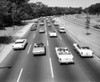 High angle view of cars moving on a multiple lane highway  Southern State Parkway  Long Island  New York  USA Poster Print - Item # VARSAL25540295