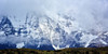 View of snowcapped mountains in winter, Cordillera Paine, Torres del Paine National Park, Patagonia, Chile Poster Print - Item # VARPPI169466