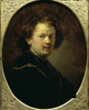 Self Portrait Bareheaded   1633  Rembrandt Harmensz van Rijn  Oil on wood  Muse du Louvre  Paris Poster Print - Item # VARSAL11582157
