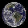 August 26, 2011 - Satellite view of a Full Earth with Hurricane Irene visible on the United States East Coast Poster Print - Item # VARPSTSTK203707S