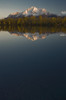 Scenic View Of Pioneer Peak Reflecting In Echo Lake At Sunset, Southcentral, Alaska PosterPrint - Item # VARDPI2153965