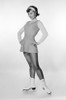Studio portrait of young woman ice skating Poster Print - Item # VARSAL255417896