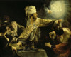 Belshazzar's Feast  Rembrandt Harmensz Van Rijn   National Gallery  London Poster Print - Item # VARSAL900868
