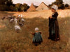 The Goose Girl  by Willard LeRoy Metcalf 1858-1925 Poster Print - Item # VARSAL900116270