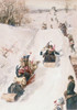 Tobogganing   ca. 1850  Artist Unknown  Lithograph Poster Print - Item # VARSAL900141484