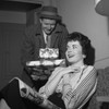 Young woman receiving presents from young man Poster Print - Item # VARSAL255418054