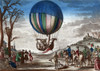 First Manned Hydrogen Balloon Flight, 1783 Poster Print by Science Source - Item # VARSCIBW0716