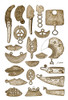 Illustration of Bronze Age Razors Poster Print by Science Source - Item # VARSCIJB4987