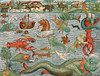 Sea Monsters, 1544 Poster Print by Science Source