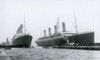Olympic and Titanic at Belfast Poster Print by Science Source - Item # VARSCIBR6628