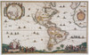 Map of the Americas, 17th Century Poster Print by Science Source - Item # VARSCIBR6559