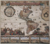Map of the Americas, circa 1680 Poster Print by Science Source - Item # VARSCIBR6557