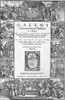Galen, Opera Omnia, Title Page, 1556 Poster Print by Science Source - Item # VARSCIJB3392