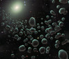 Asteroid Belt, Illustration Poster Print by Spencer Sutton/Science Source - Item # VARSCIJB2287