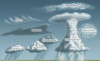 Cloud Formations, Illustration Poster Print by Spencer Sutton/Science Source - Item # VARSCIJB9135