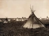 Piegan Indian Tipis, c. 1900 Poster Print by Science Source