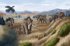 Tertiary Period, Illustration Poster Print by Spencer Sutton/Science Source
