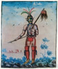 Native American with Scalps, 18th Century Poster Print by Science Source - Item # VARSCIBV1085