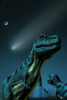 Asteroid and Dinosaurs Poster Print by Spencer Sutton/Science Source - Item # VARSCIJB2283