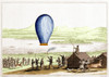 First Arctic Balloon Launch, 19th Century Poster Print by Science Source