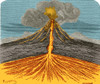 Erupting Volcano Poster Print by Science Source