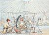North American Indian Lodge, 19th Century Poster Print by Science Source - Item # VARSCIJB4390