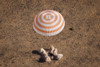 Soyuz Spacecraft Landing in Kazakhstan Poster Print by Science Source