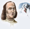 Benjamin Franklin Poster Print by Spencer Sutton/Science Source