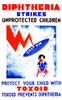 Diphtheria Prevention, FAP Poster, 1941 Poster Print by Science Source - Item # VARSCIJC3014