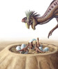 Oviraptor and Nest Poster Print by Spencer Sutton/Science Source - Item # VARSCIBX7481