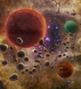 Nebulae, Illustration Poster Print by Spencer Sutton/Science Source - Item # VARSCIJB0940