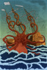 Giant Squid Attacking Ship, 1801 Poster Print by Science Source - Item # VARSCIBY7023