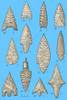 Neolithic and Bronze Age Arrowheads, Artwork Poster Print by Science Source - Item # VARSCIJB4997