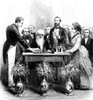 Samuel Morse Telegraph Demonstration, 1871 Poster Print by Science Source - Item # VARSCIBV6903