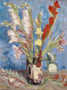 Vase with Gladioli and China Asters Poster Print by Vincent van Gogh - Item # VARPDX3VG606
