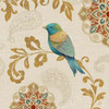 Bird Rainbow Blue and Yellow Poster Print by Daphne Brissonnet - Item # VARPDX28618