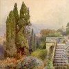 Terrace of Villa dEste, Tivoli, 1845 Poster Print by Ettore Roesler-Franz - Item # VARPDX1AA2186