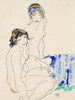 Two Female Nudes by the Water Poster Print by Egon Schiele - Item # VARPDX3SC076