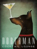 Doberman Martini Poster Print by Ryan Fowler - Item # VARPDX31277